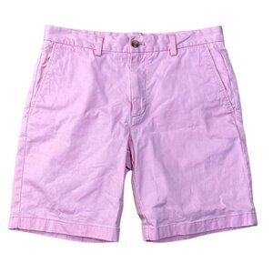 Vineyard Vines Men's Breaker Shorts Chino Pink Flat Front Size 32